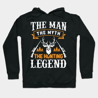 Funny Hunting Gift, Country Outdoor, Man Myth Hunting Hoodie